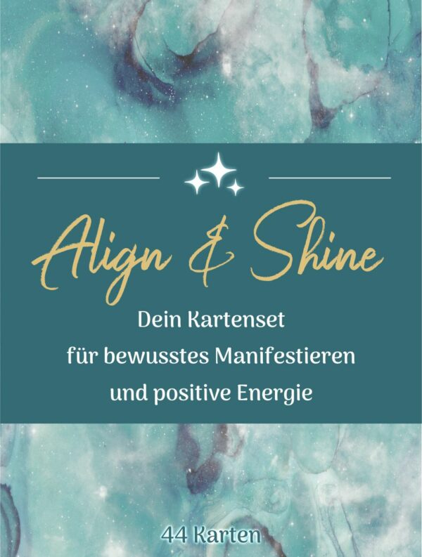 Positive Vibes Kartenset "Align & Shine" • 44 Karten