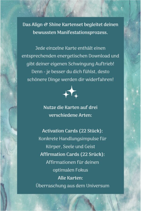 align-and-shine-manifestationskarten