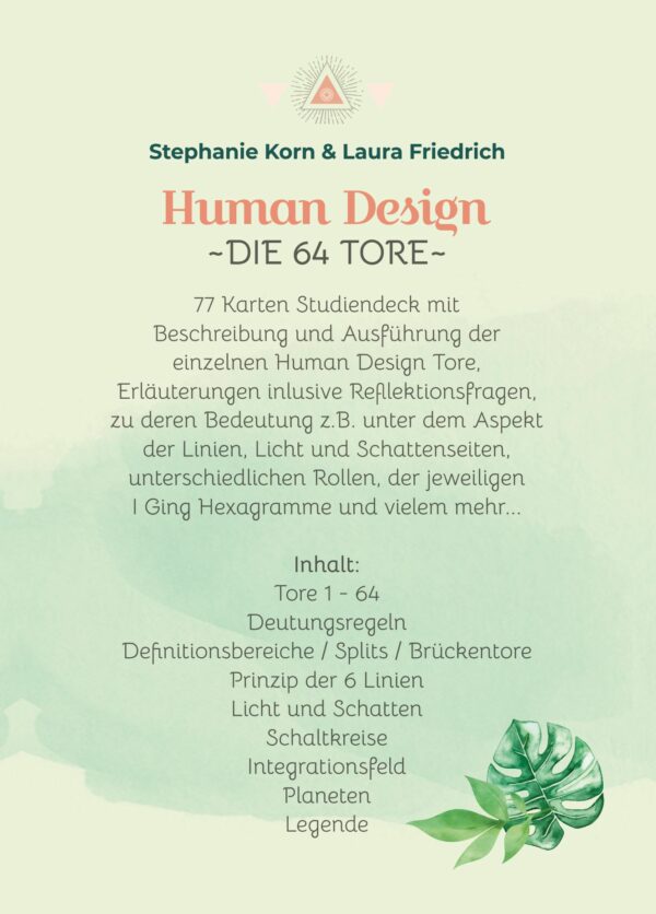 human-design-die-64-tore