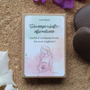 Schwangerschaftsaffirmations Kartenset - 30 Karten voller Kraft, Ruhe und Vertrauen