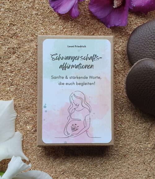 Schwangerschaftsaffirmations Kartenset - 30 Karten voller Kraft, Ruhe und Vertrauen