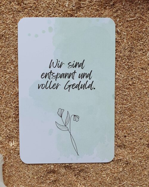 Schwangerschaftsaffirmations Kartenset - 30 Karten voller Kraft, Ruhe und Vertrauen – Bild 3
